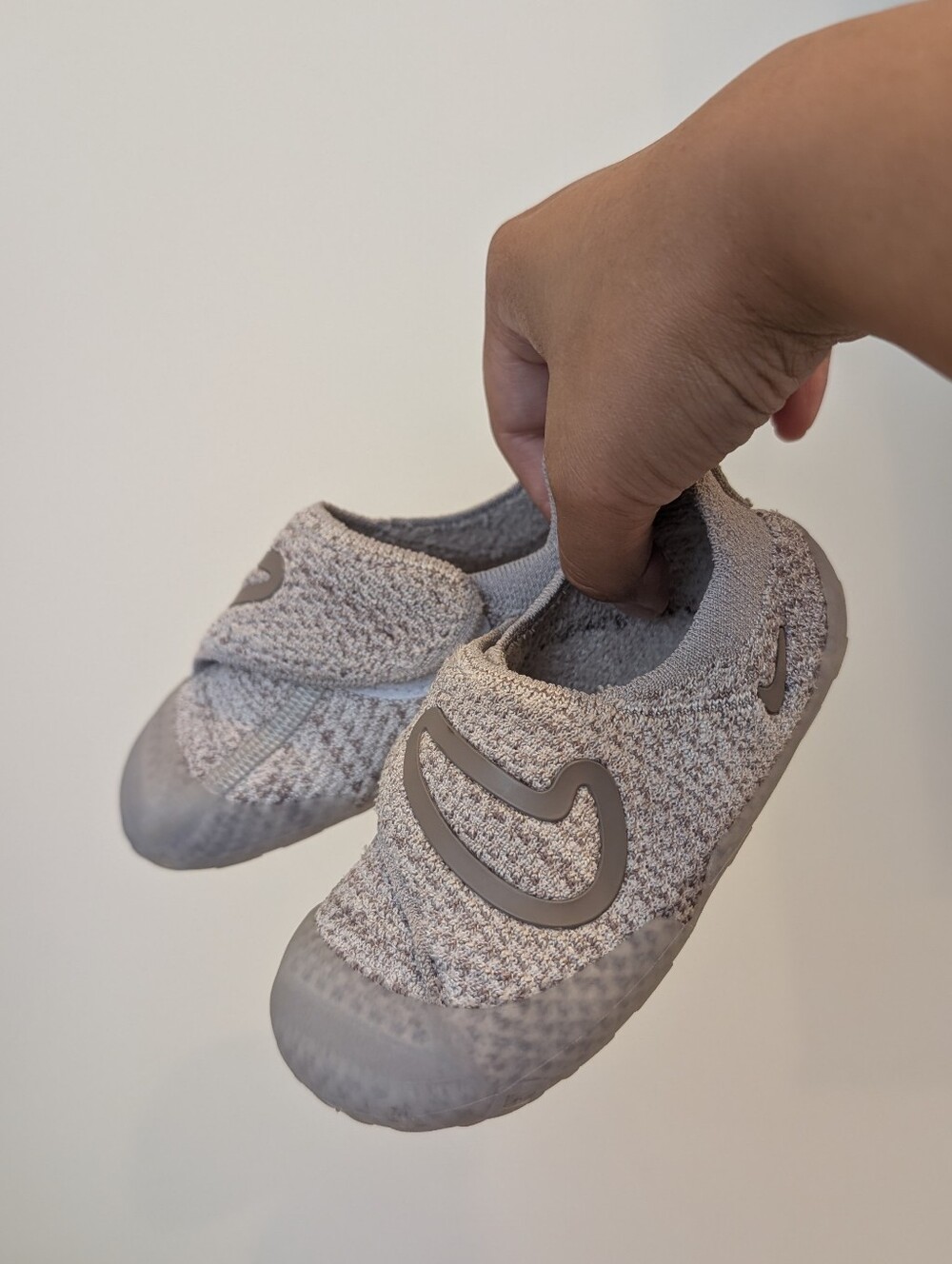 Grey Nike Swoosh 1 - 7C Shoes